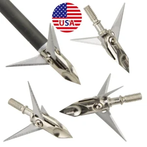 Stainless Steel 3-Blade Broadheads 100gr