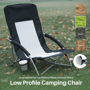 Low Camping Beach Chair Portable