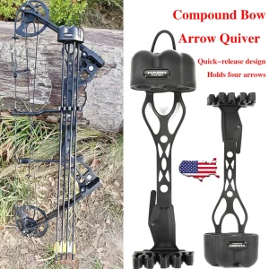 Portable Archery Hip Quiver 4-Arrow