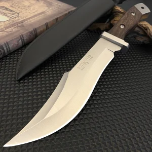 Stainless Steel Hunting Knife Sheathed